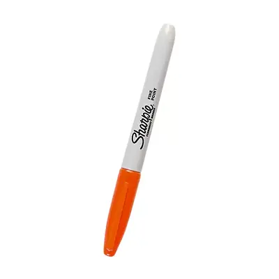 Marcador sharpie naranja
