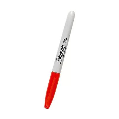 Marcador sharpie rojo