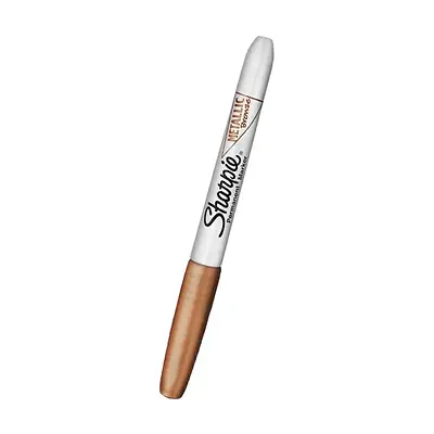Marcador sharpie metalizado bronce