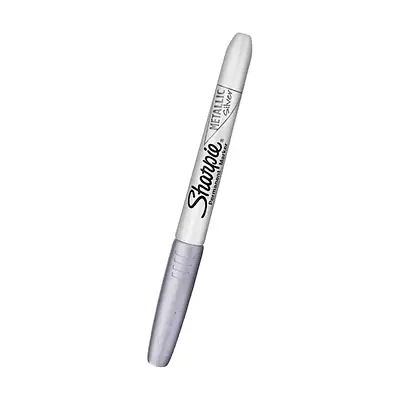 Marcador sharpie metalizado plata