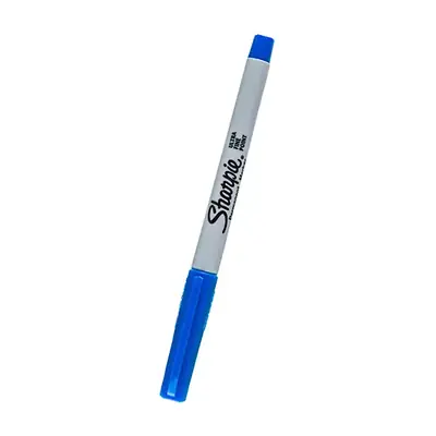 Marcador sharpie ultrafino azul