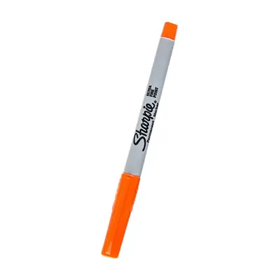 Marcador sharpie ultrafino naranja