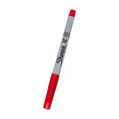 Marcador sharpie ultrafino rojo