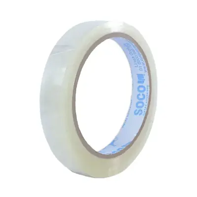 Cinta adhesiva transparente soco 12mm 40mts