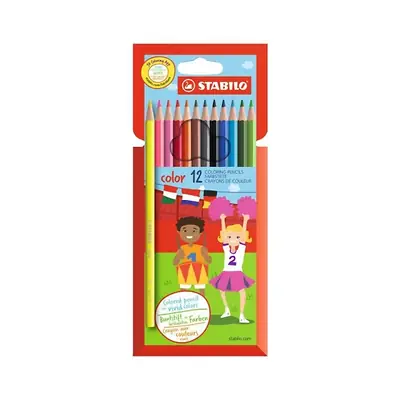 Colores largos stabilo x 12