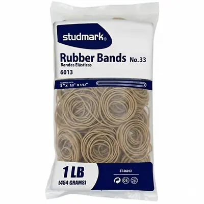 Bandas de caucho en bolsa studmark libra no.33 clásico