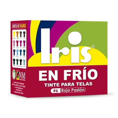 Tinte iris en frio 25gr rojo pasión