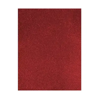 Fomi top line escarchado carta rojo