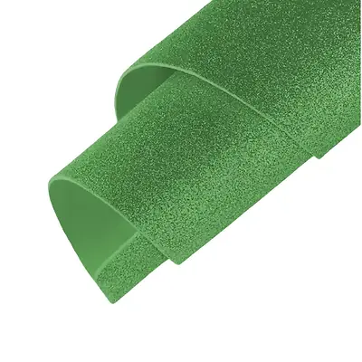 Fomi top line escarchado pliego verde claro