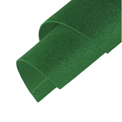 Fomi top line escarchado pliego verde