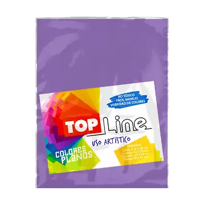 Fomi top line liso carta lila x 10