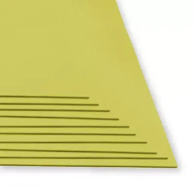 Fomi top line liso pliego amarillo canario x 10