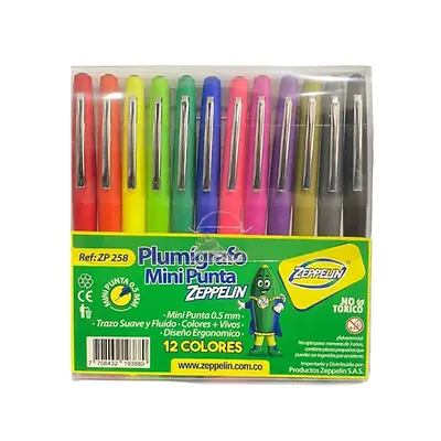 Micropuntas zeppelin x 12