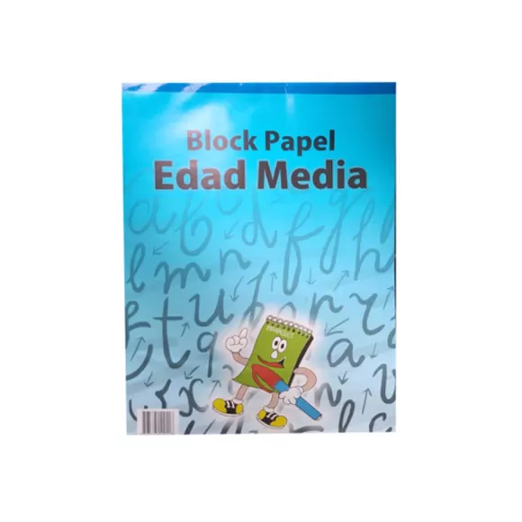 Block Edad Media Belpapel 1/8