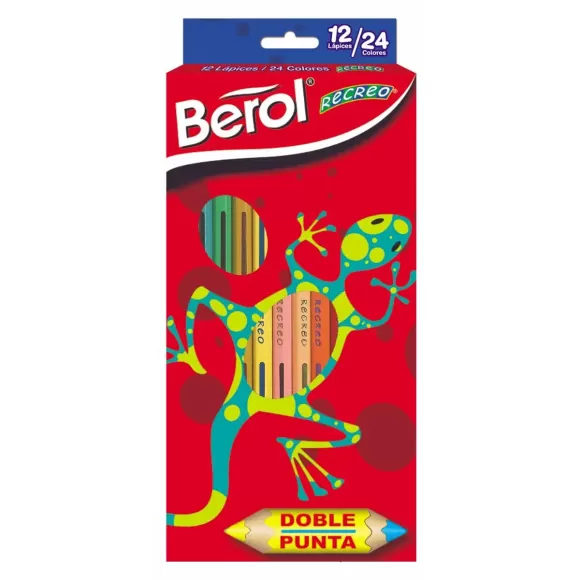 Colores Recreo Doble Punta 12 Und