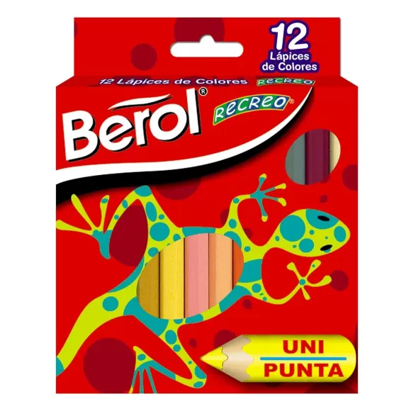 Colores Recreo Unipunta Corto 12 Und