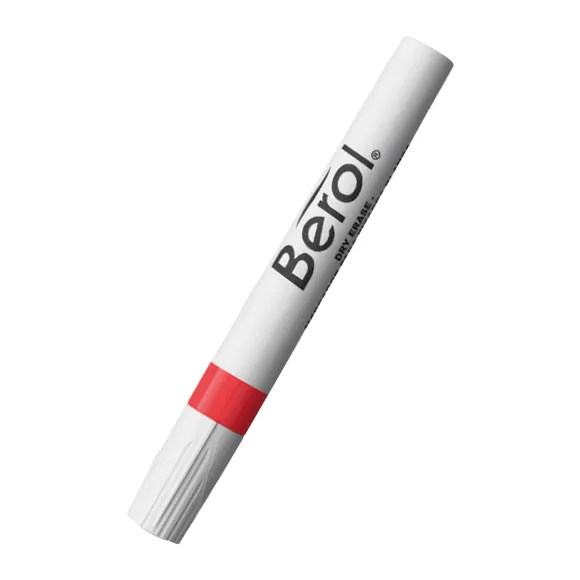 Marcador Berol Borrable Rojo