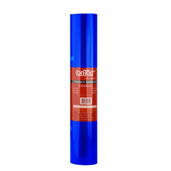 Rollo Adhesivo Contact 20mts Azul