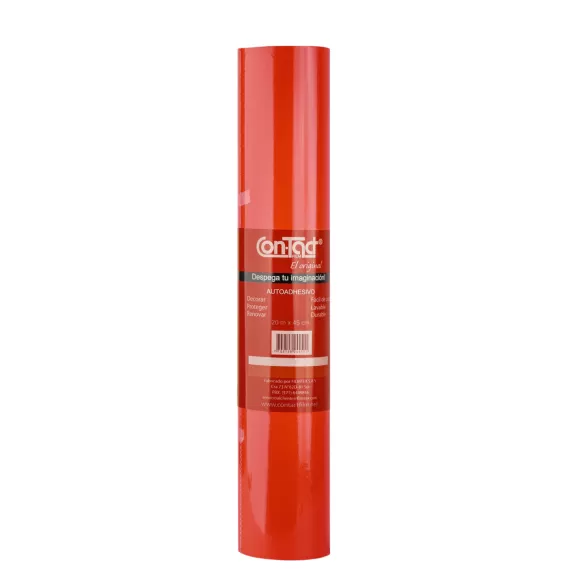 Rollo Adhesivo Contact 20mts Rojo