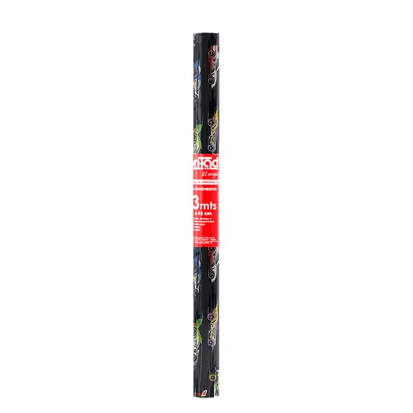 Rollo Adhesivo Contact Estampado 3mts Hotwheels Race