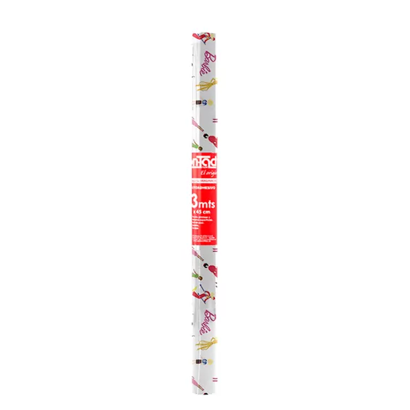 Rollo Adhesivo Contact Estampado 3mts Mundo Barbie