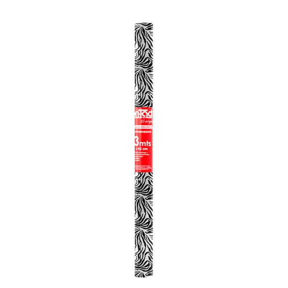 Rollo Adhesivo Contact Estampado 3mts Zebra