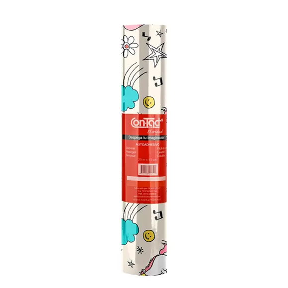 Rollo Adhesivo Contact Infantil 20mts Unicornio Corazon