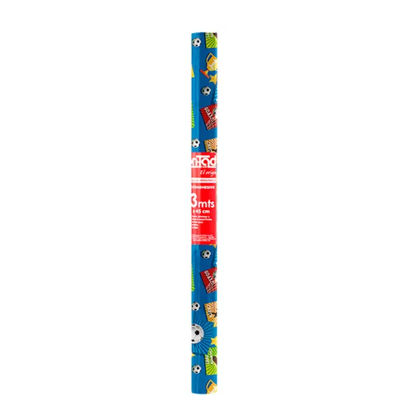 Rollo Adhesivo Contact Infantil 3mts Soccer