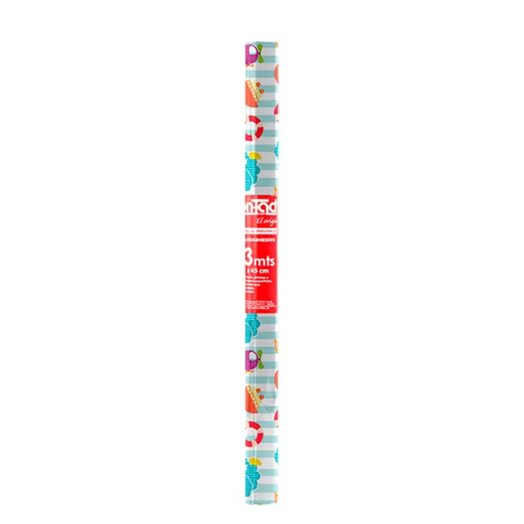 Rollo Adhesivo Contact Infantil 3mts Transportes