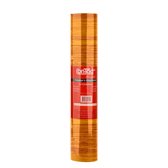 Rollo Adhesivo Contact Madera 20mts Guayacan