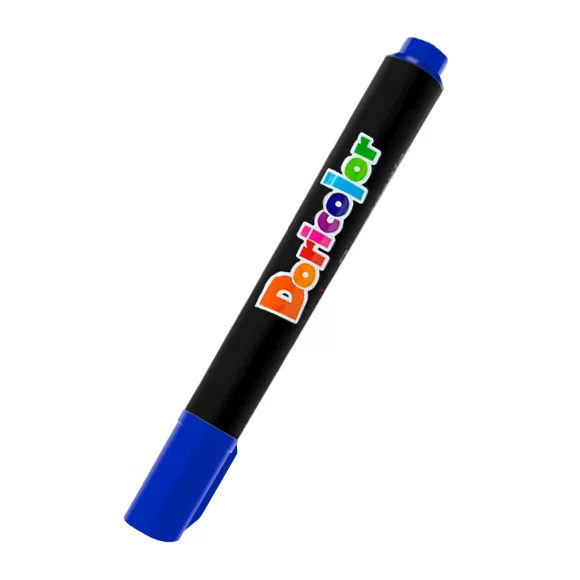 Marcador Doricolor Permanente Azul