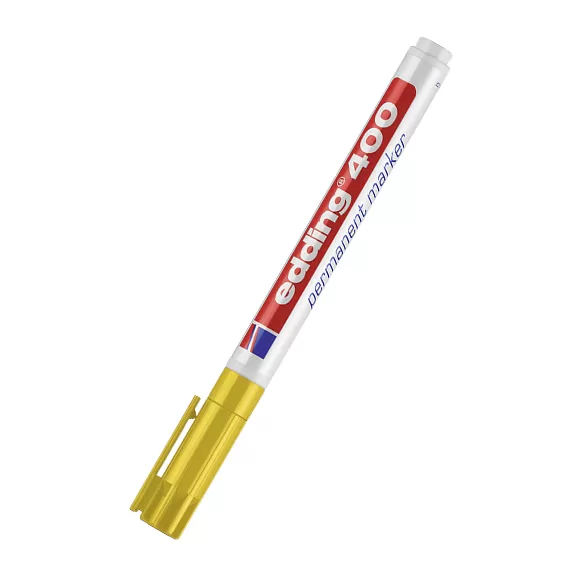 Marcador Edding Permanente 400 Amarillo