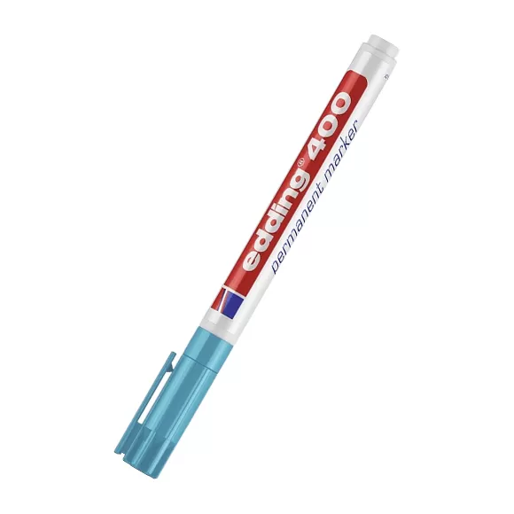 Marcador Edding Permanente 400 Turquesa
