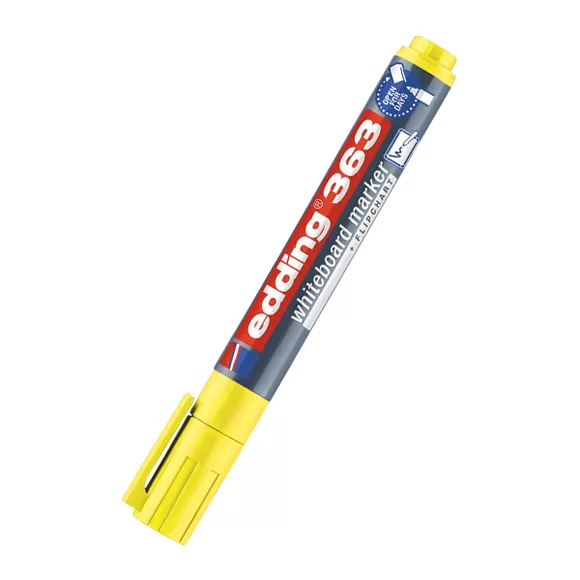 Marcador Edding Recargable Borrable 363 Amarillo