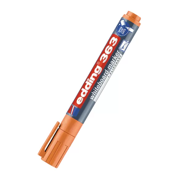 Marcador Edding Recargable Borrable 363 Naranja