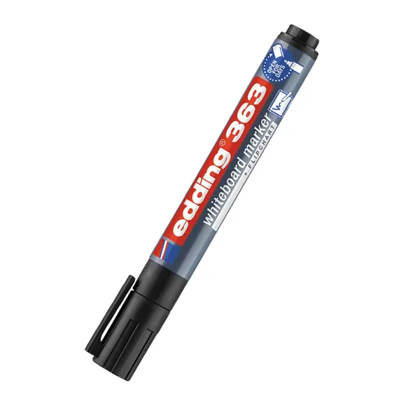 Marcador Edding Recargable Borrable 363 Negro