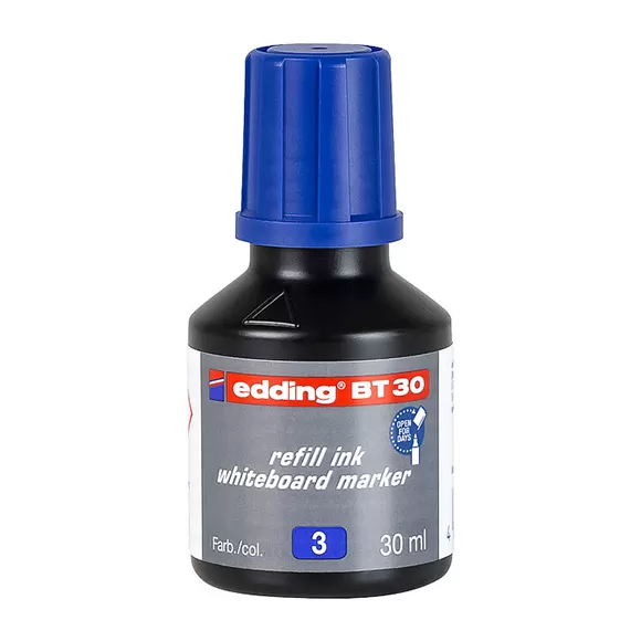Tinta Marcador Edding Borrable Bt 30 Azul