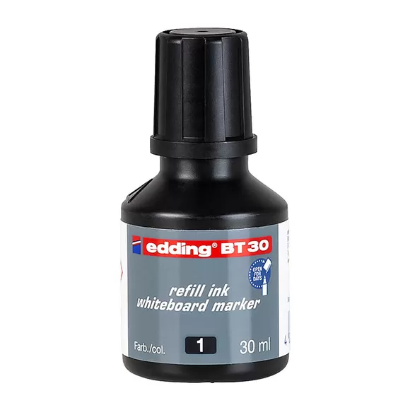 Tinta Marcador Edding Borrable Bt 30 Negra