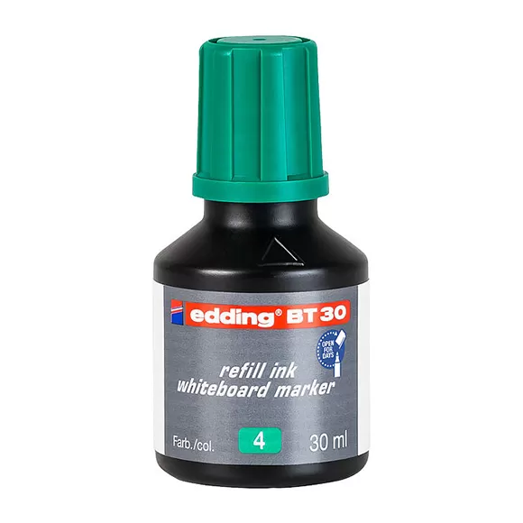 Tinta Marcador Edding Borrable Bt 30 Verde