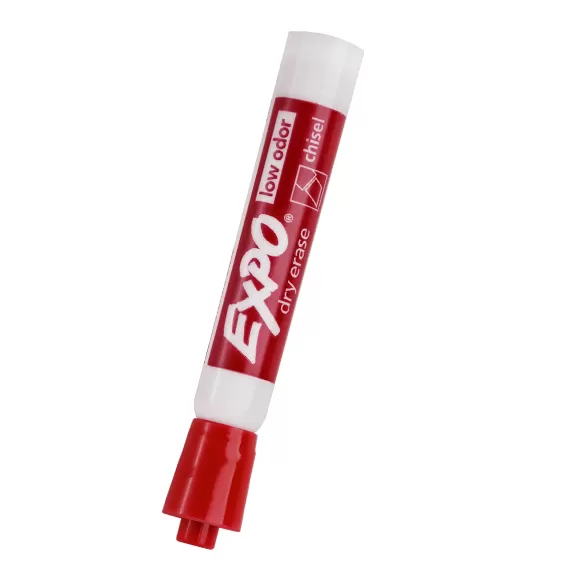 Marcador Expo Borrable Rojo
