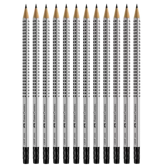 Lápiz Eco Faber Castell Grip 2001 X 12