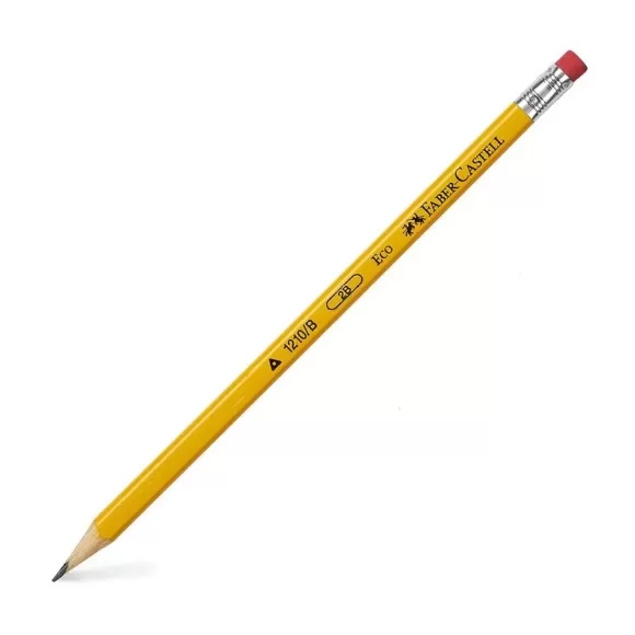 Lápiz Eco Faber Castell Triangular Negro