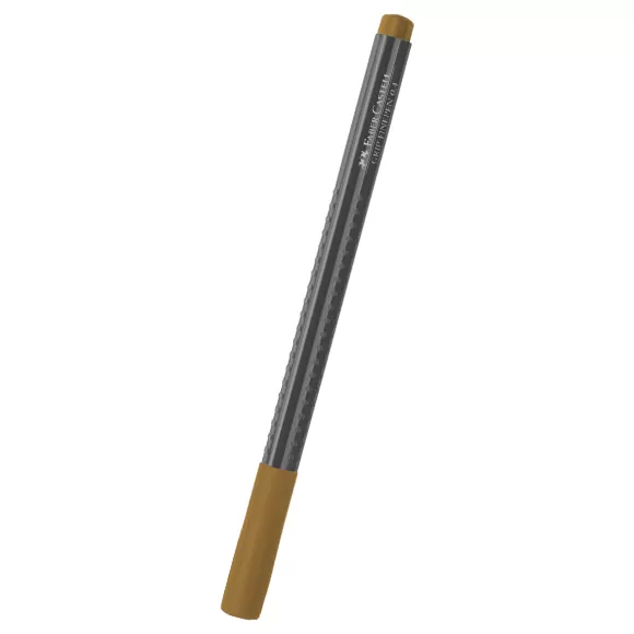 Micropunta Grip Finepen Faber Castell Café