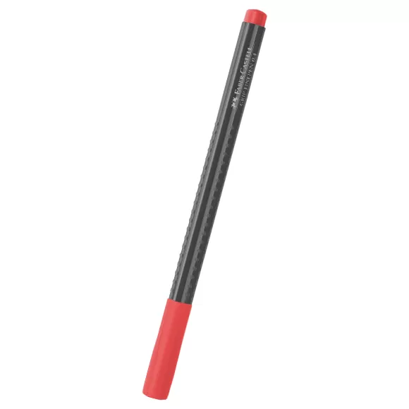 Micropunta Grip Finepen Faber Castell Rojo