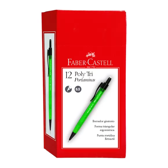 Portaminas Faber Castell Poly 0.5 X 12