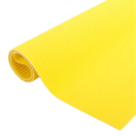 Cartón Corrugado 1/2 Amarillo