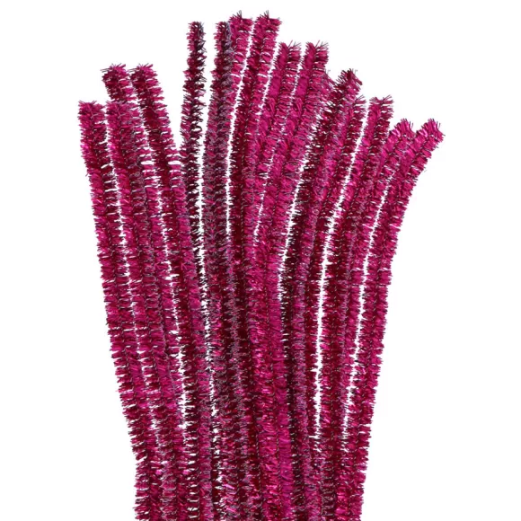 Chelines Metalizados Fucsia X 100
