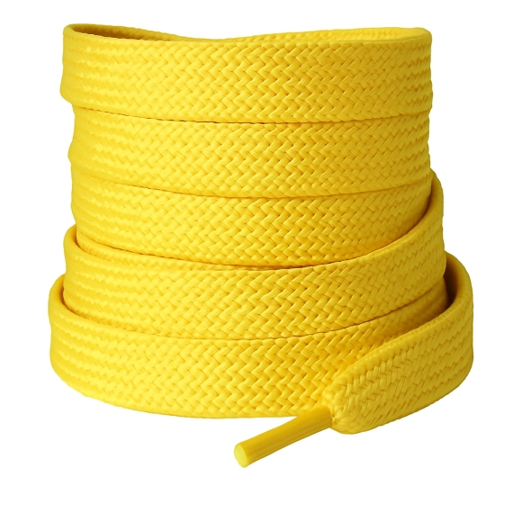 Cordón Tenis Plano 120cm Amarillo