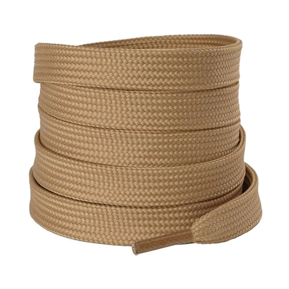Cordón Tenis Plano 120cm Caqui
