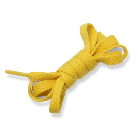 Cordón Tenis Plano 40cm Amarillo Oro
